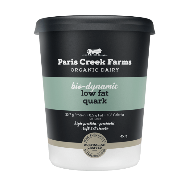 Bio Dynamic Low Fat Quark 450g Paris Creek Farms